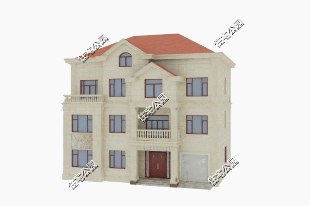 15X11米三層帶架空層別墅戶型，建起來實用