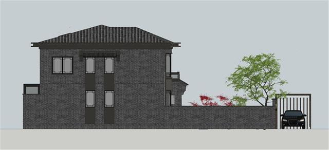 北京70萬自建新中式二層別墅，帶幽居庭院，真是太值了