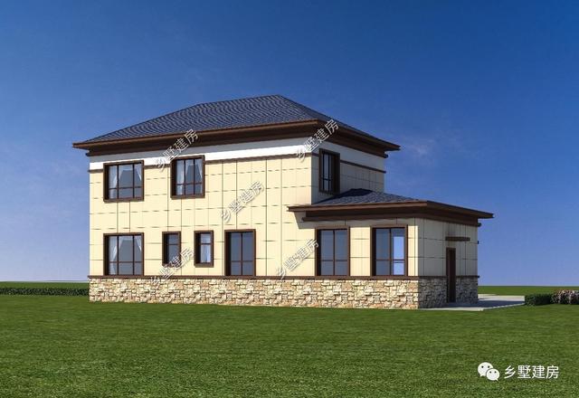 21萬返鄉(xiāng)建套二層小別墅附戶型圖，絕對(duì)的美觀實(shí)用款