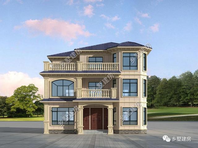 12×12.43米的農(nóng)村自建別墅方案，建一棟在農(nóng)村，眾人艷羨