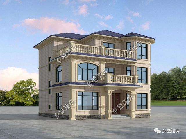 12×12.43米的農(nóng)村自建別墅方案，建一棟在農(nóng)村，眾人艷羨