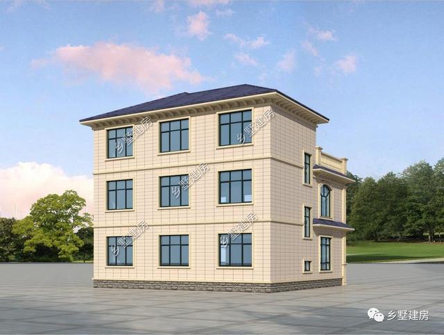 12×12.43米的農(nóng)村自建別墅方案，建一棟在農(nóng)村，眾人艷羨