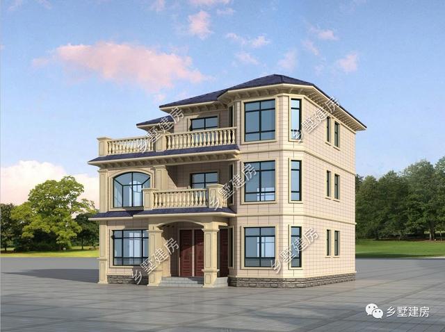 12×12.43米的農(nóng)村自建別墅方案，建一棟在農(nóng)村，眾人艷羨