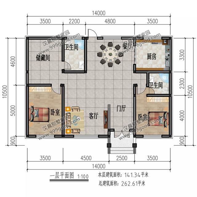 古樸風(fēng)格和現(xiàn)代元素共同成就這棟二層小別墅，14X10.5米