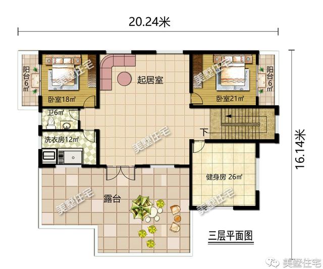 帶大廳堂的農(nóng)村別墅，第一棟一看就是豪宅，二棟建在老家無人不夸