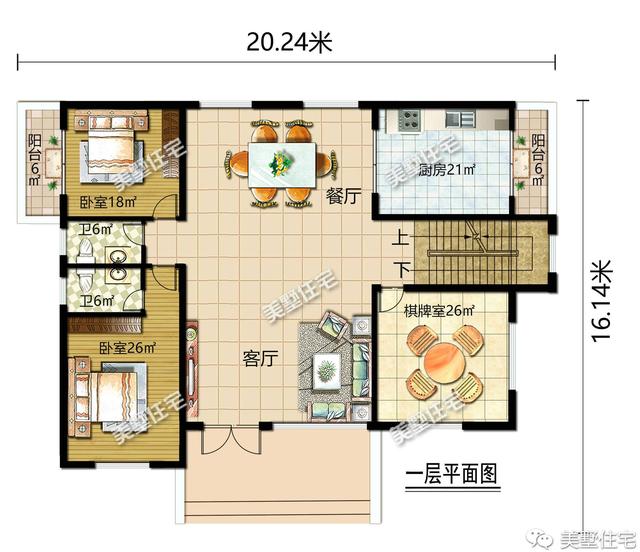 帶大廳堂的農(nóng)村別墅，第一棟一看就是豪宅，二棟建在老家無人不夸