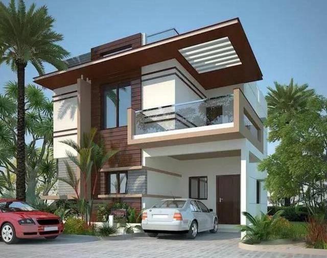 國外二層個(gè)性別墅效果圖，符合中國人的喜歡嗎