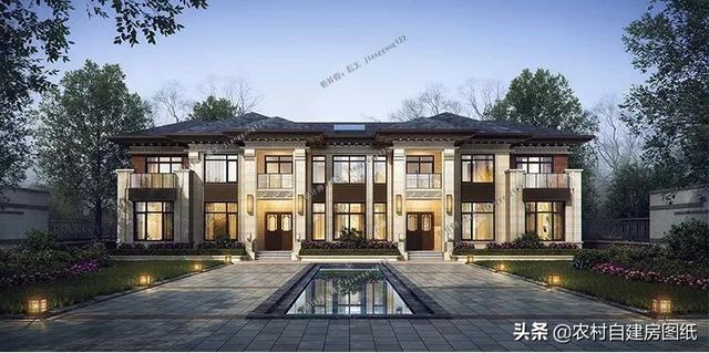 2款豪華農(nóng)村別墅大PK，1000平，公司ceo才能建得起