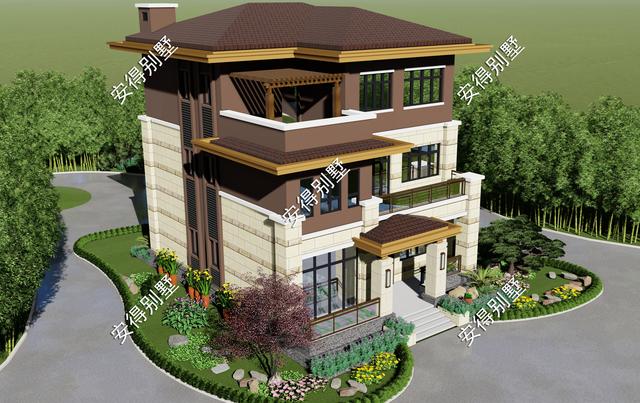 2款新中式別墅設(shè)計(jì)圖紙，回老家建房不苦惱，50萬搞定
