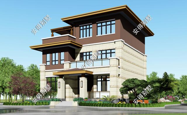 2款新中式別墅設(shè)計(jì)圖紙，回老家建房不苦惱，50萬搞定