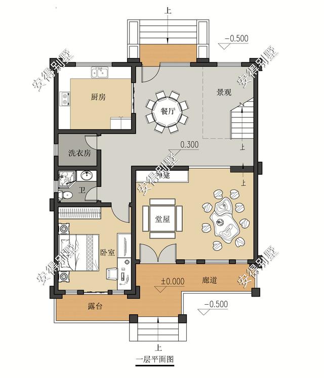 2款新中式別墅設(shè)計(jì)圖紙，回老家建房不苦惱，50萬搞定