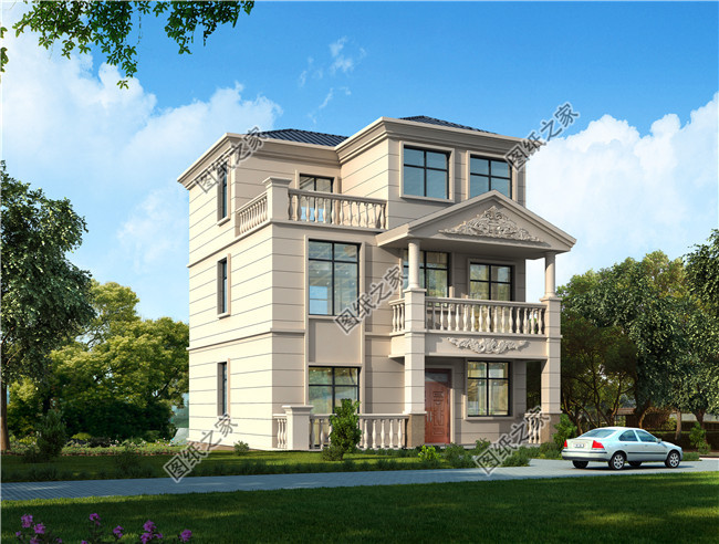 房屋預(yù)算25萬以內(nèi)的三層別墅房屋設(shè)計圖紙及效果圖