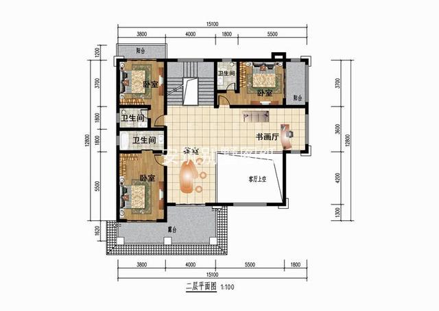 三層新中式別墅效果圖，獻給懂古韻風雅情懷的人