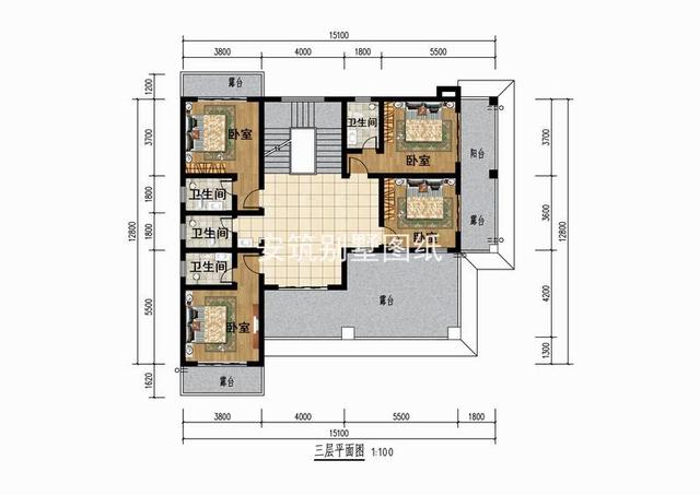 三層新中式別墅效果圖，獻給懂古韻風雅情懷的人