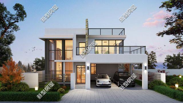 8套現(xiàn)代風(fēng)格小洋樓設(shè)計(jì)，90后新農(nóng)民最喜歡