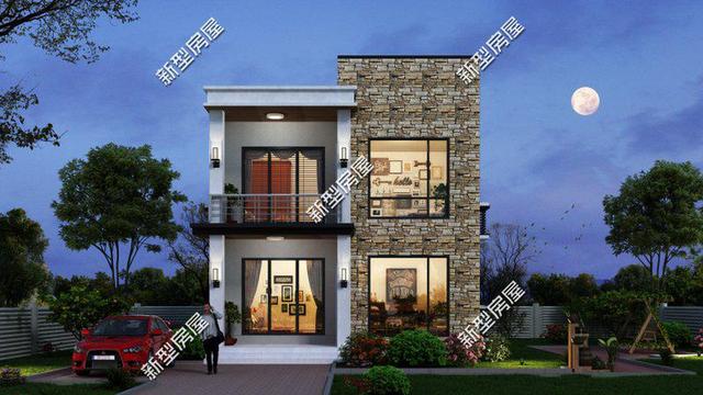 8套現(xiàn)代風(fēng)格小洋樓設(shè)計(jì)，90后新農(nóng)民最喜歡