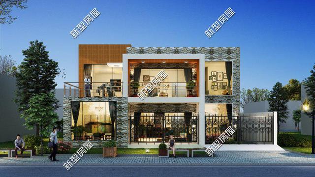 8套現(xiàn)代風(fēng)格小洋樓設(shè)計(jì)，90后新農(nóng)民最喜歡