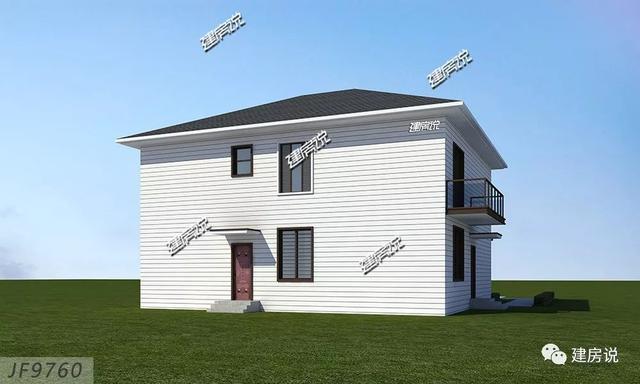 時(shí)尚二層小洋樓戶型圖，建一棟從此生活品味遙遙領(lǐng)先