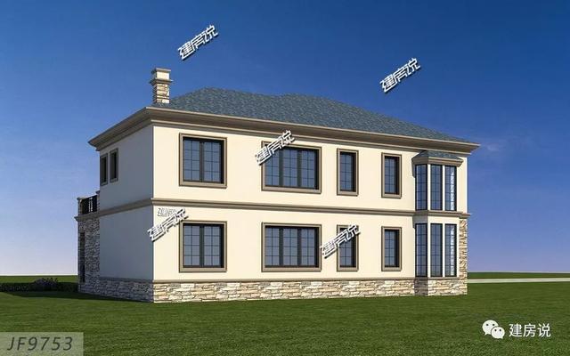 四間2層精致小洋樓效果圖，北京高中私人定制