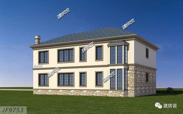 四間2層精致小洋樓效果圖，北京高中私人定制