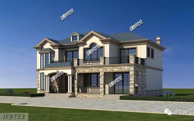 四間2層精致小洋樓效果圖，北京高中私人定制