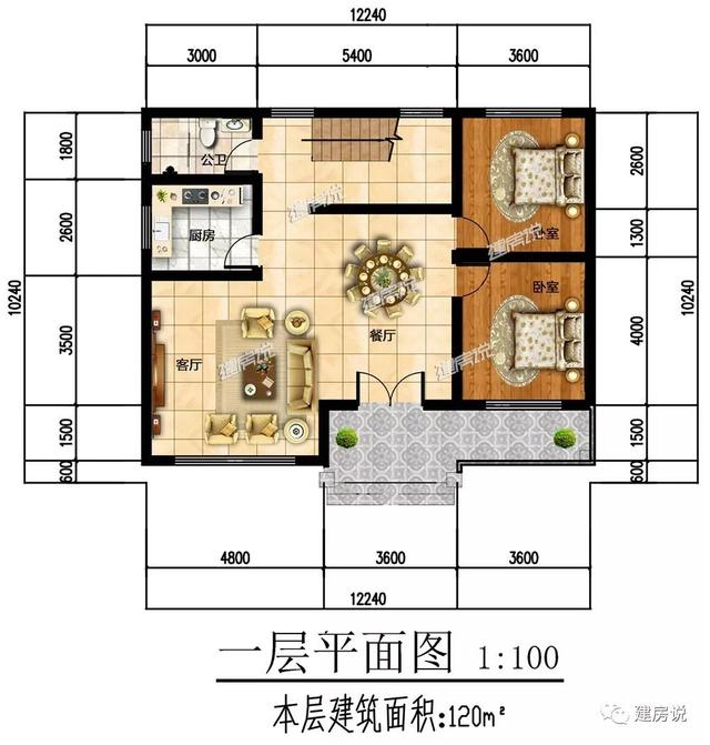 5款120平的樓房設(shè)計，最低造價26萬，誰都建得起