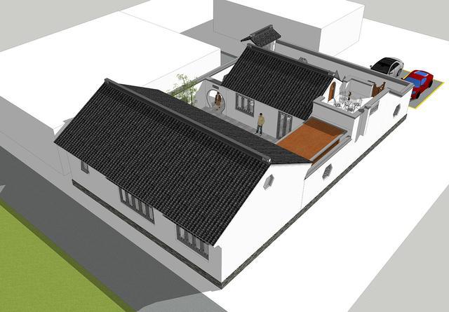 最美帶庭院別墅設(shè)計(jì)圖，自建才花30萬