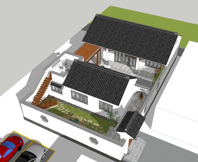 最美帶庭院別墅設(shè)計(jì)圖，自建才花30萬