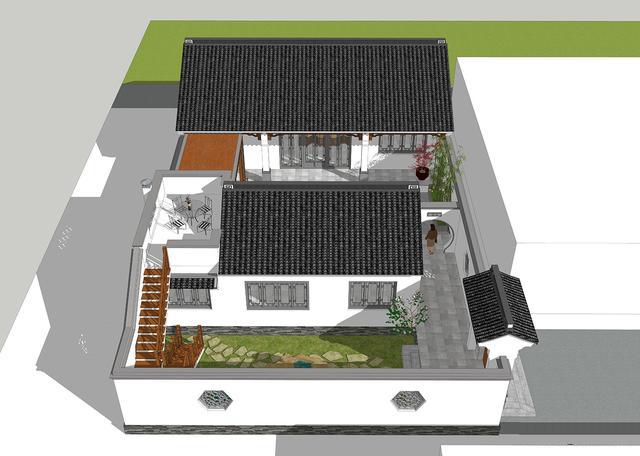 最美帶庭院別墅設(shè)計(jì)圖，自建才花30萬