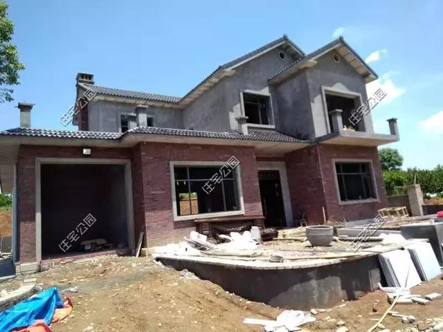回農村70萬自建別墅，羨慕死城里人，附施工過程
