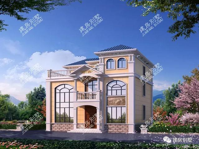 兩棟采用旋轉(zhuǎn)樓梯的農(nóng)村自建房，很有別墅派