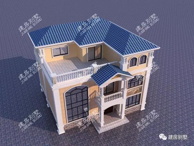 兩棟采用旋轉(zhuǎn)樓梯的農(nóng)村自建房，很有別墅派