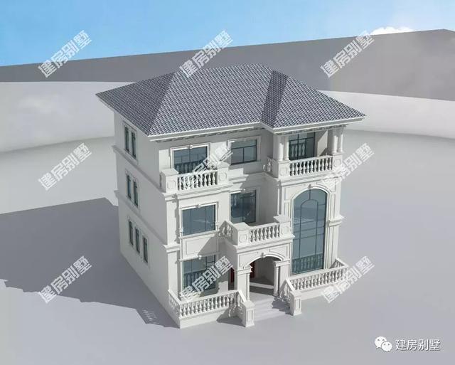 兩棟采用旋轉(zhuǎn)樓梯的農(nóng)村自建房，很有別墅派