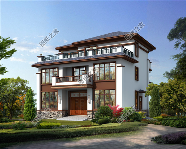 中式三層別墅設計圖紙（含效果圖），農(nóng)村別墅施工圖推薦