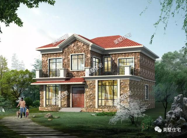 5套預(yù)算30萬(wàn)內(nèi)的小洋樓自建圖，趁著秋高氣爽建房啦