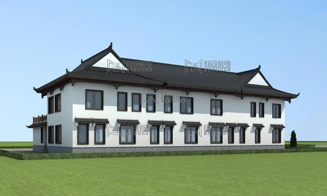 湖南100萬建成兩層仿古中式別墅，建完效果太震撼了