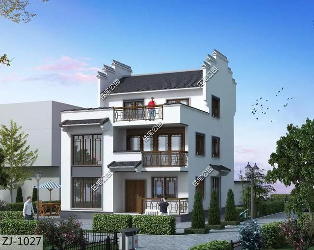 8棟小宅基地戶型自建房圖，雖然小但很精致