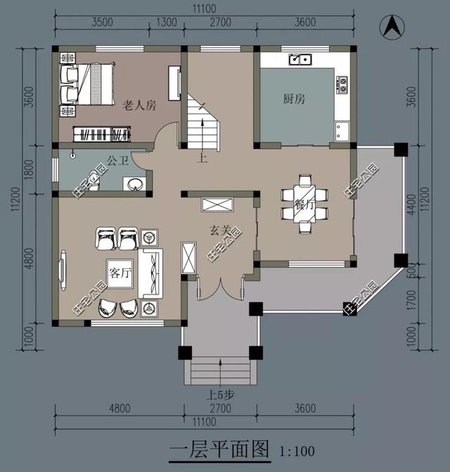 8棟小宅基地戶型自建房圖，雖然小但很精致