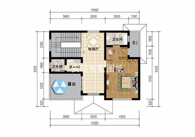 新中式帶露臺農(nóng)村房子設(shè)計圖，高逼格的外觀