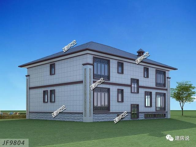 新二層中式別墅都帶電梯啦（附戶型圖），很有豪宅范兒