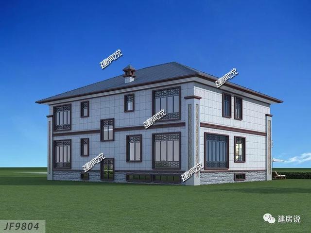 新二層中式別墅都帶電梯啦（附戶型圖），很有豪宅范兒