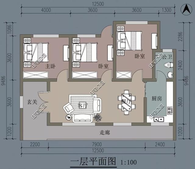 10套造價(jià)25萬(wàn)的農(nóng)村小樓房設(shè)計(jì)圖，還有帶小院子的戶型