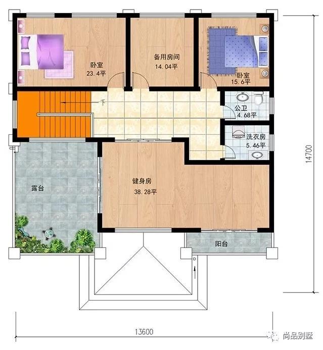 挑空客廳歐式高端三層樓房設(shè)計(jì)戶型，建好想不漂亮都難了，8室3廳