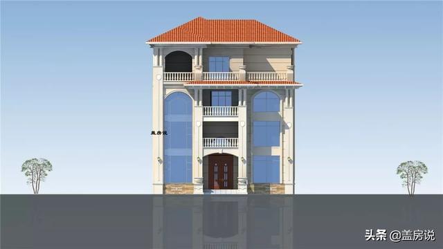 福建四層歐式別墅設(shè)計(jì)，建好你就是村里的土豪
