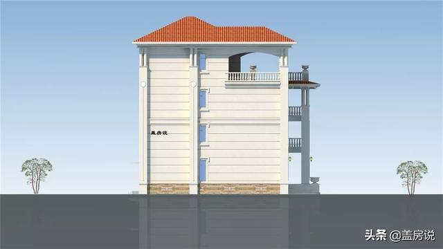 福建四層歐式別墅設(shè)計(jì)，建好你就是村里的土豪