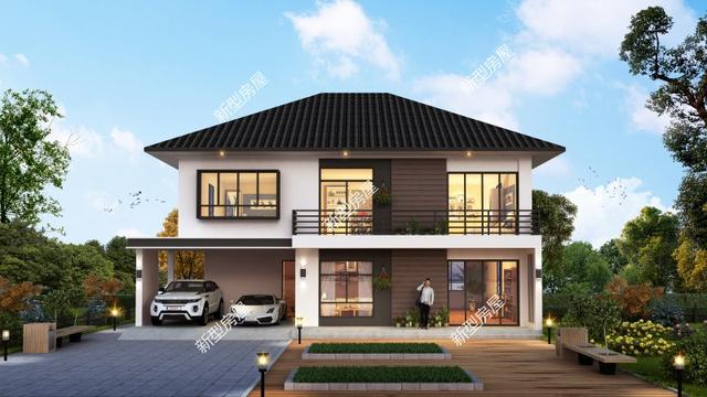 等宅基地批下來，就建一棟帶小院的小別墅