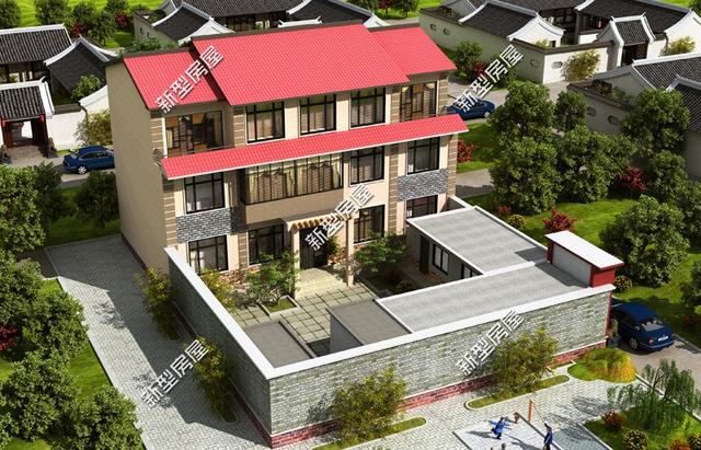 等宅基地批下來，就建一棟帶小院的小別墅