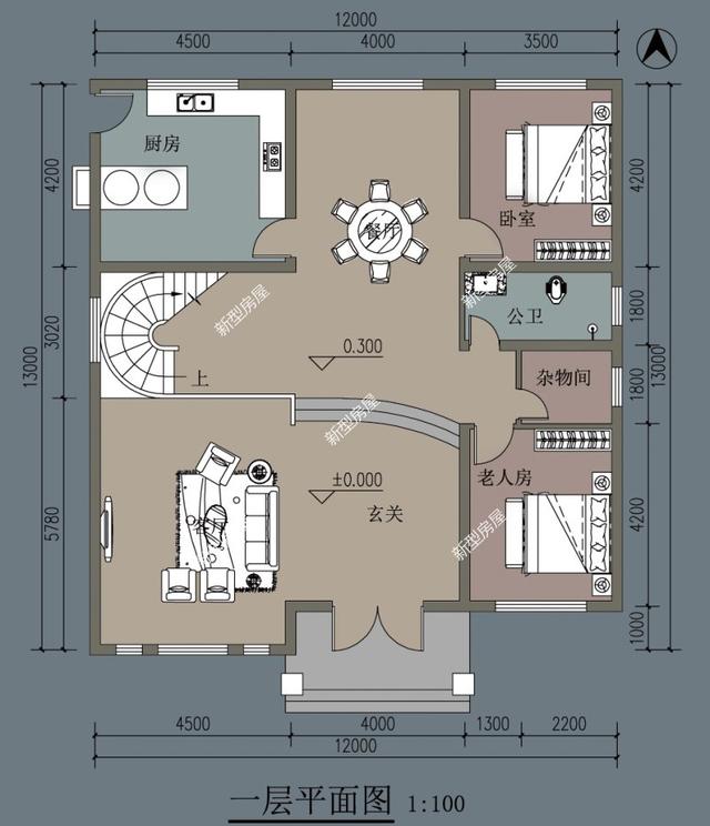等宅基地批下來，就建一棟帶小院的小別墅