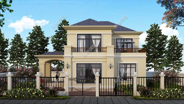 等宅基地批下來，就建一棟帶小院的小別墅