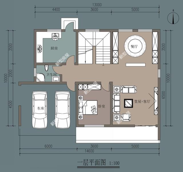 等宅基地批下來，就建一棟帶小院的小別墅